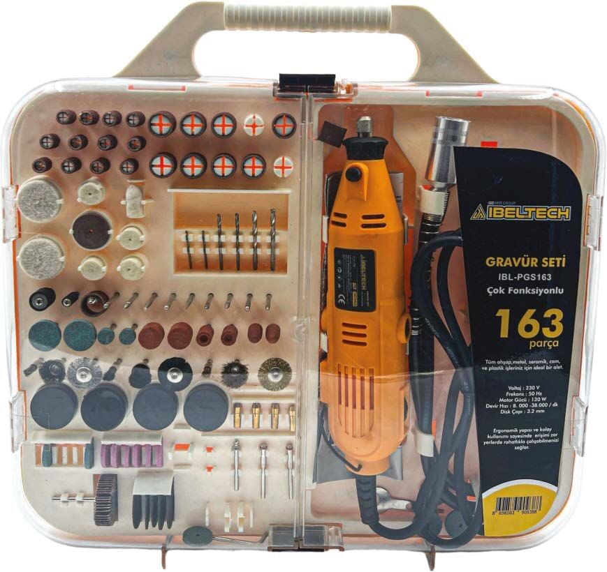 GRAVÜR SETİ 162 PARÇA IBL-PGS162