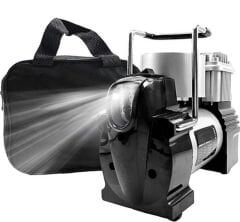 MİNİ ARAÇ KOMPRESÖRÜ LED AYDINLATMALI ÇANTALI 12V X1350