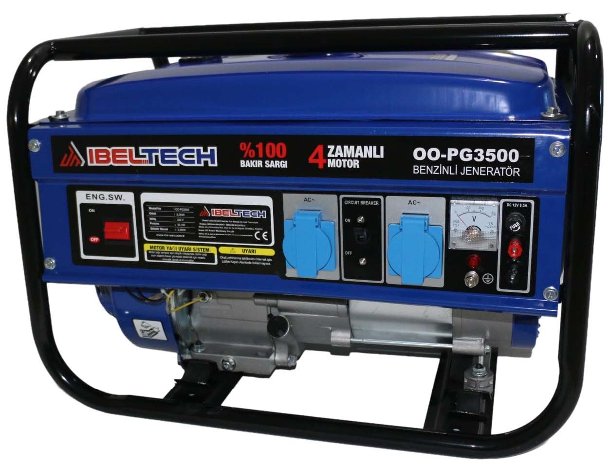 4 ZAMANLI BAKIR SARGILI BENZİNLİ JENERATÖR