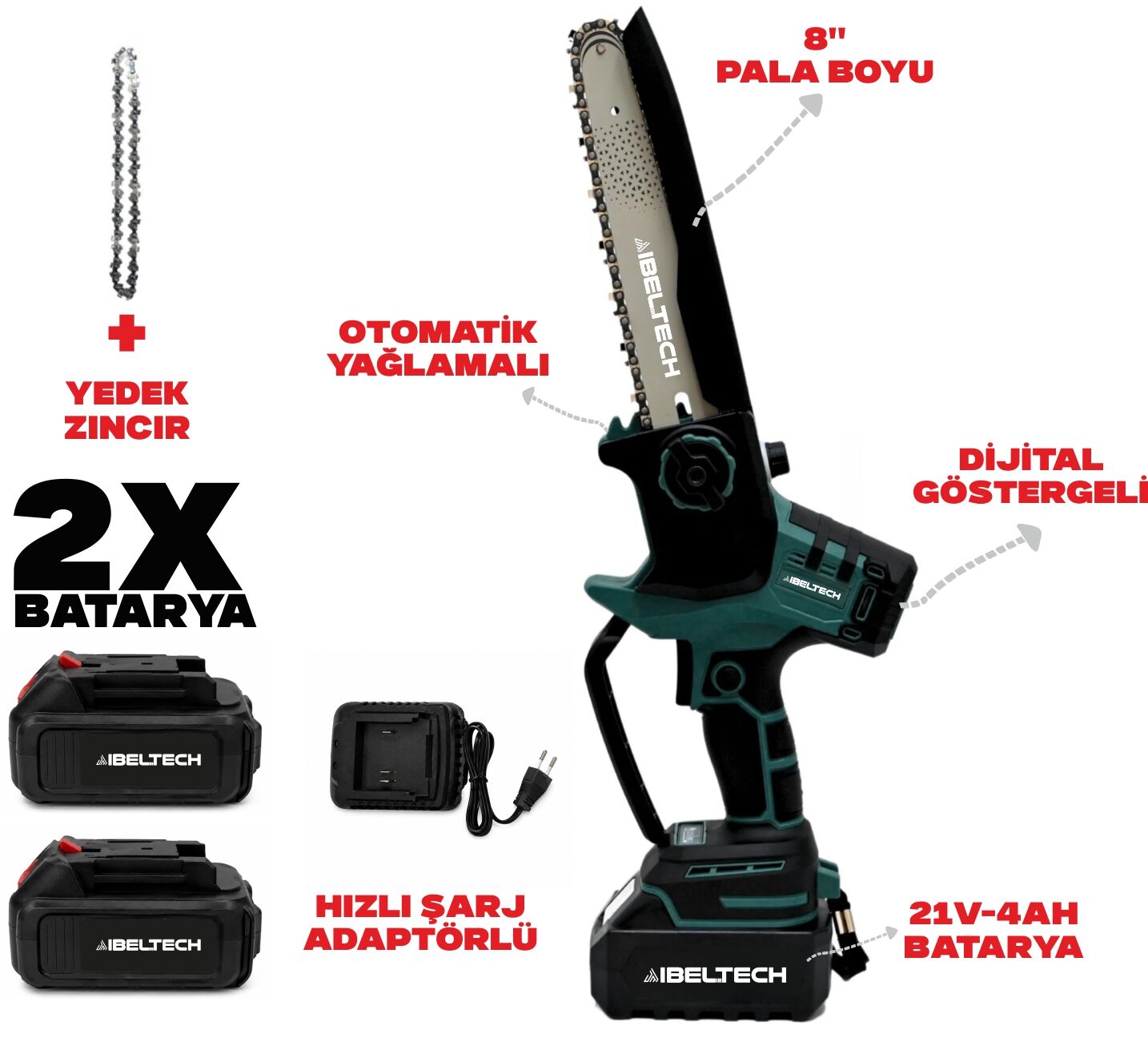 AKÜLÜ ZİNCİRLİ BUDAMA TESTERE BSDJ-14B